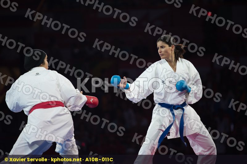 68+ Kg Clavien Fanny Dubai Egypt Female final kumite Mohamed Ais