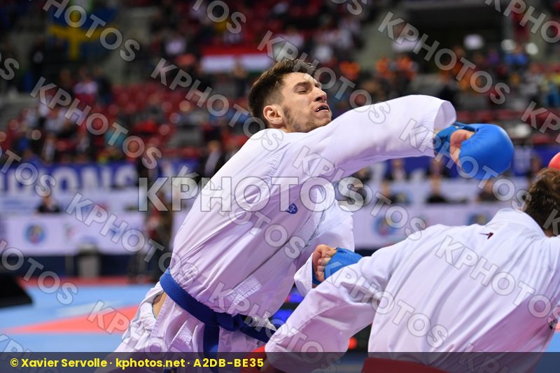 Harspataki Gabor Hungary Italy Martina Michele U21 kumite male -