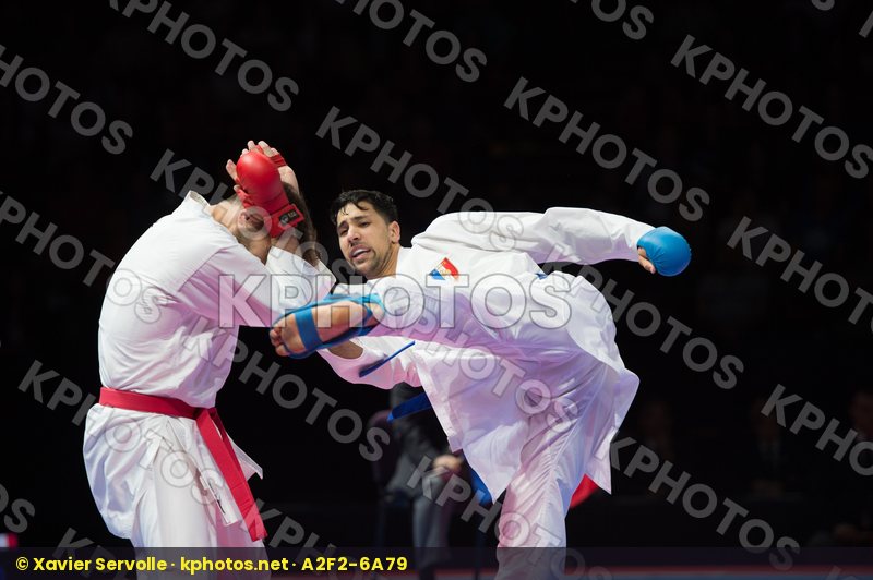 84+ Kg Bendiab Salim france Greece kumite Male margaritopoulos s