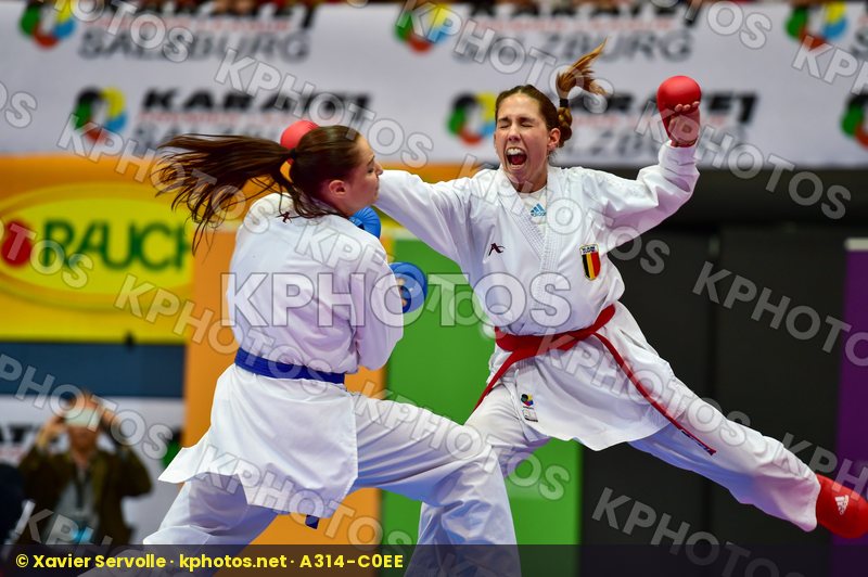 austria belgium buchinger alisa debatty luana female kumite -68