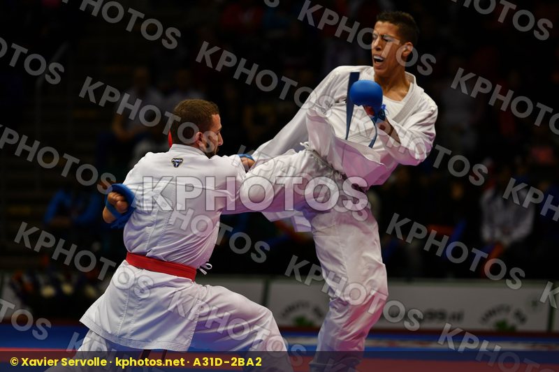 Ameknassi Abdessalam Gomez Matias Male kumite -60 kg Morocco Spa
