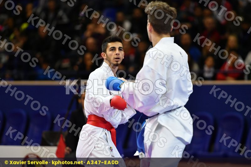 Male kumite -60 kg Pisino Noah Samdan Eray Switzerland Turkey