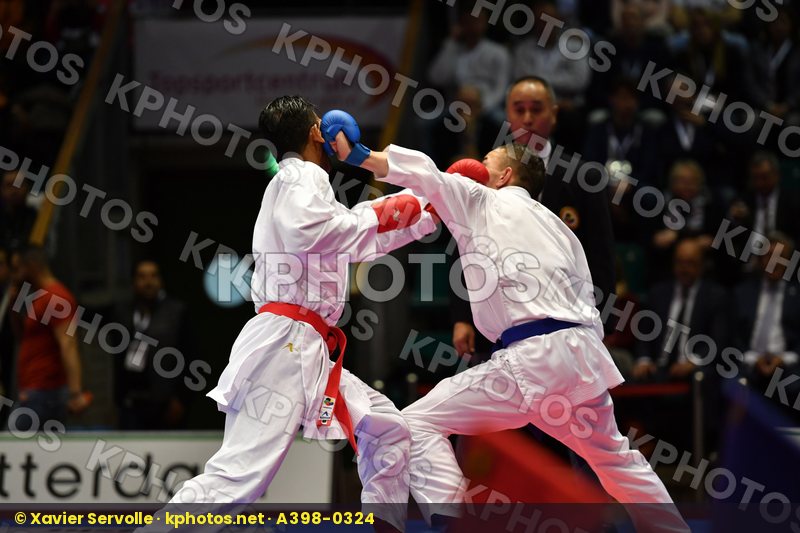 Dacosta Steven France Madera Andres Male kumite -67 kg Venezuela