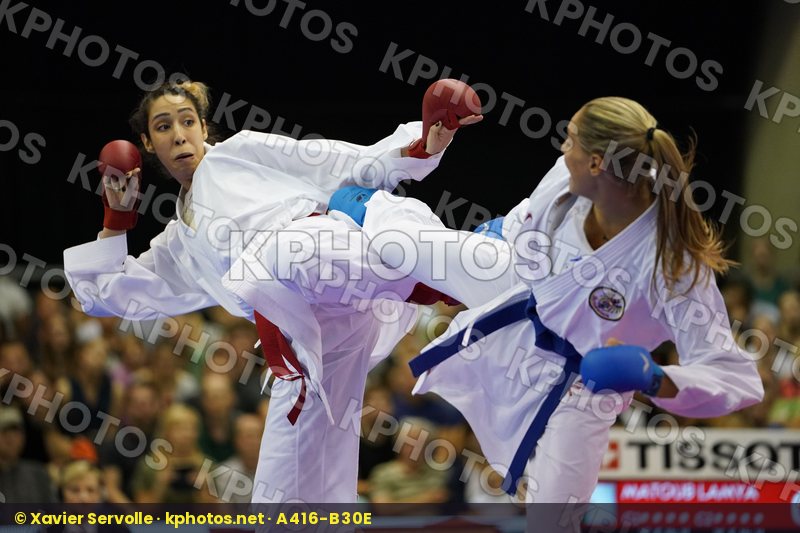 Algeria Austria Buchinger Alisa Female Kumite -68kg Gold match Matoub Lamya