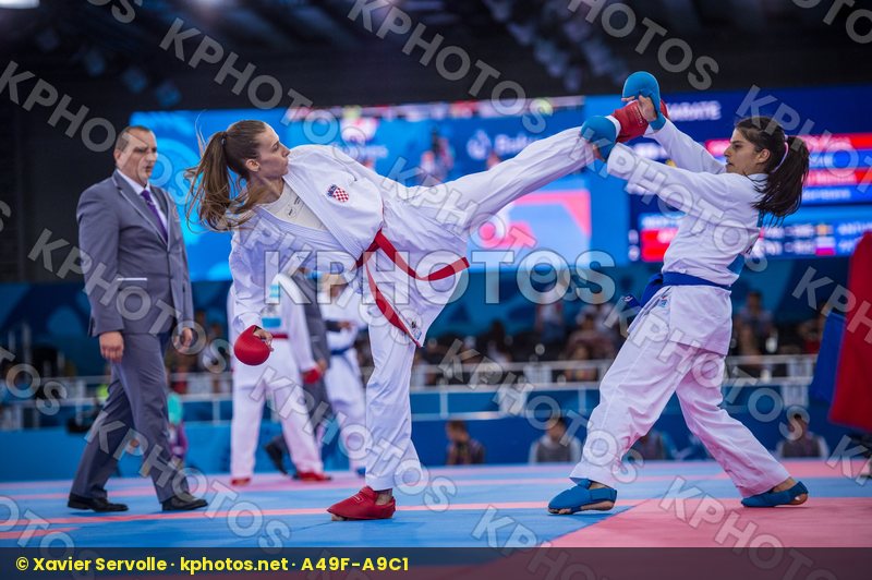 +68 kg Azerbaijan Croatia day2 kumite Martinovic Masa qualificat