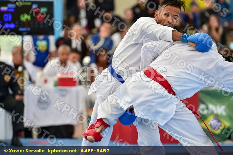 Brasil final kumite Male team Venezuela