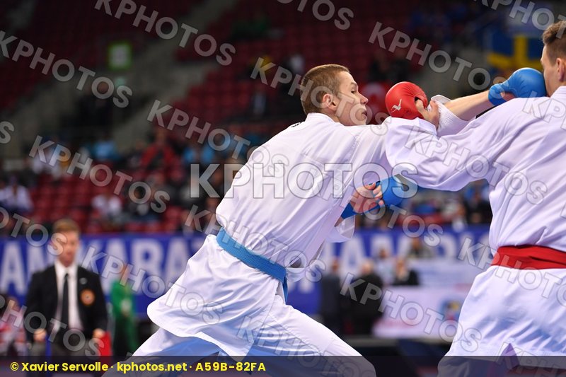 Drozd Pavel Gyurik Adi Junior kumite male -76 kg Russian federat