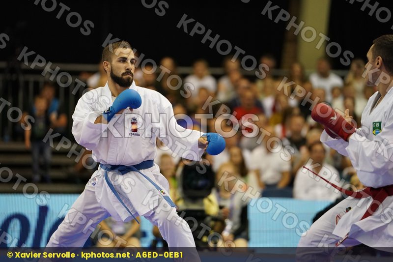 Brazil bronze match Gomez Garcia Matias Male Kumite -60kg Santos Brose Douglas Spain