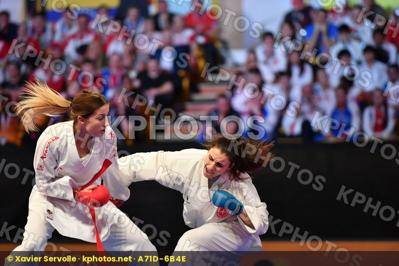 Azerbaijan Female kumite -68 kg Quirici Elena Switzerland Zarets