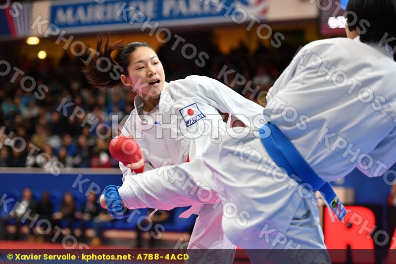 Female kumite -50 kg Japan Miyahara Miho Tadano Ayaka