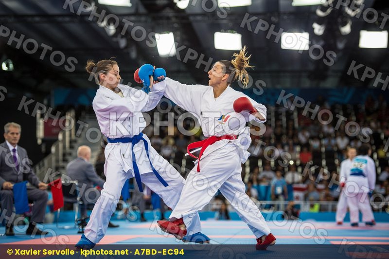-50 kg day1 France Kryva Kateryna kumite qualification Recchia A