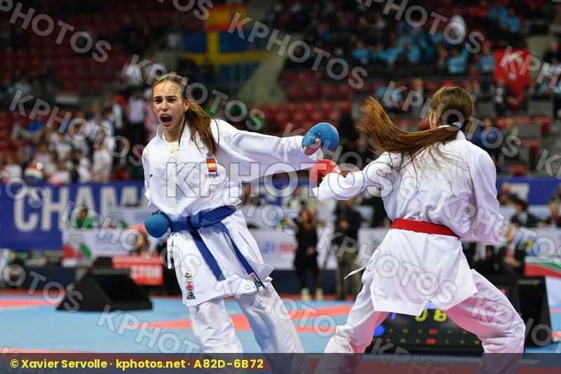 Cadet kumite female -47 kg, Garcia moya Nidia, Hurenko Polina, M