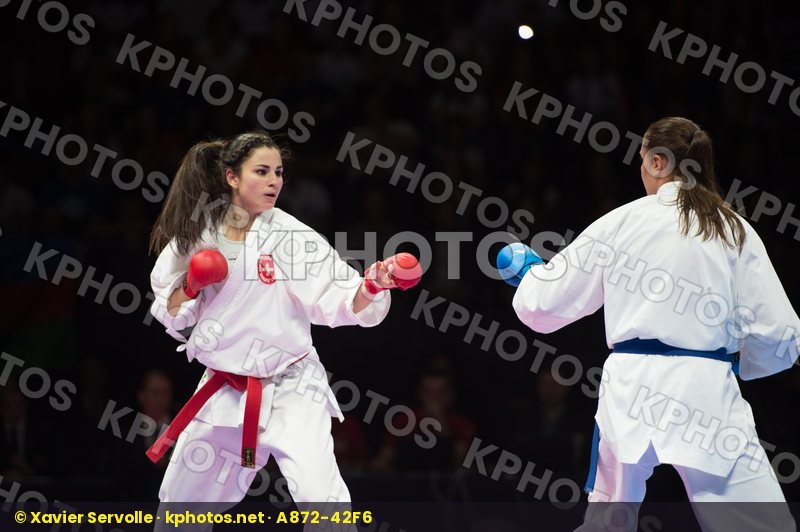 Austria Buchinger Alisa Female Kumite -68 Kg final Quirici Elena