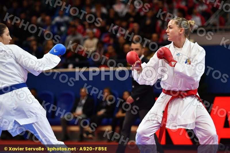 Agier Alizee Azerbaijan Female kumite -68 kg France Zaretska Iry