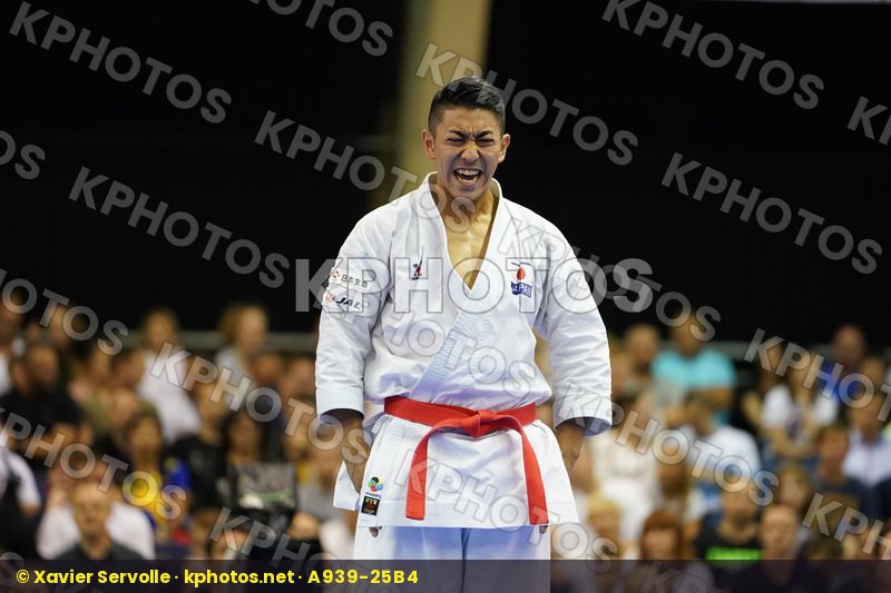 Gold match Japan Kiyuna Ryo Male Kata