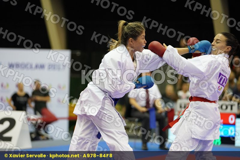 Brazil Cardin Sara Female Kumite -55kg Italy Kumizaki Valeria