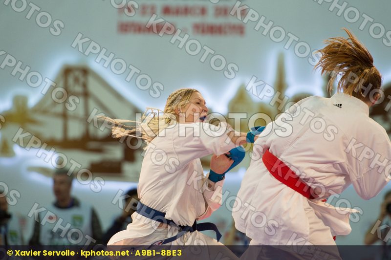 +68 kg bronze match female Finland kumite Kuusisto Helena Russia