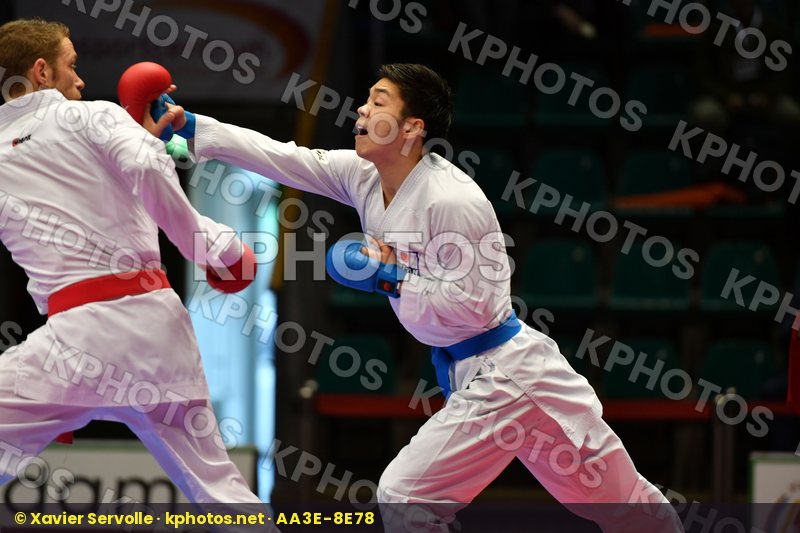 Belgium Dasoul Michael Japan Male kumite -60 kg Sago Naoto
