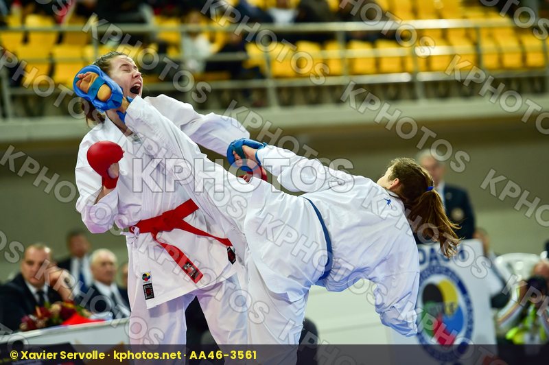 +54 Kg Budo Nord Cadet chyprus Denmark Durmis Dina Female Kumite