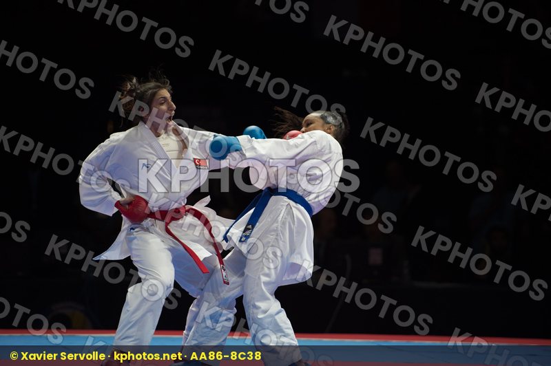 -61 Kg Coban Merve Female final france Ignace Lucie kumite Turke