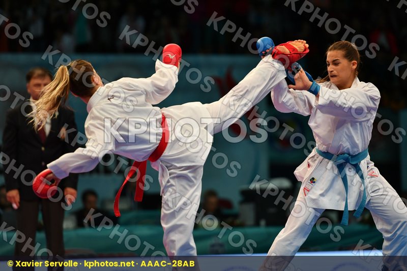 Female kumite -50 kg Fyr of macedonia Ozcelik Serap Radichevska