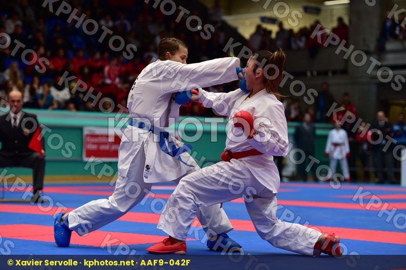 -55kg Arawaza Finashkina Valeria italy kumite Riccardi Federica