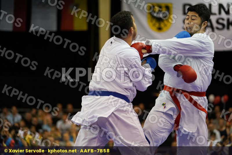 Ganjzadeh Sajad Gold match Iran Islamic Republic of Japan Kagawa Hideyoshi Male Kumite +84kg