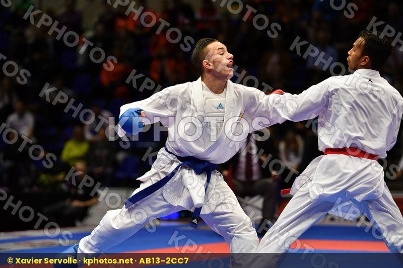 Dacosta Steven France Madera Andres Male kumite -67 kg Venezuela