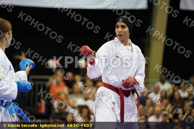 Abbasali Hamideh Female Kumite +68kg Gold match Iran Islamic Republic of Japan Uekusa Ayumi