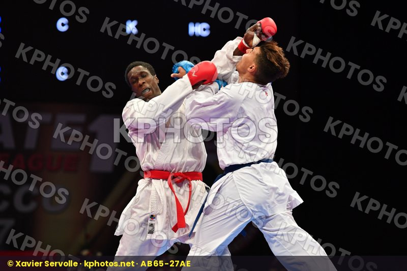 Diop Ablaye France Male kumite 84+ kg Morocco Ouchen Achraf