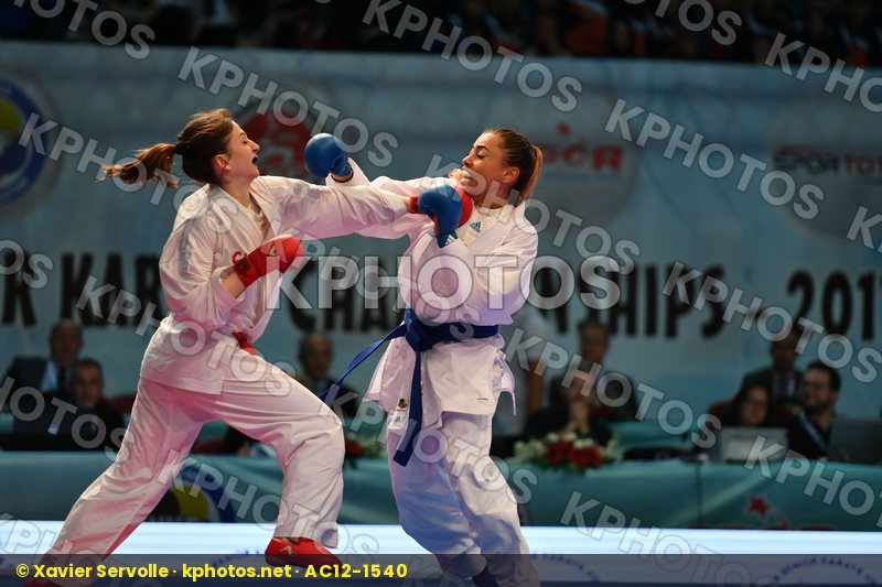 Female kumite -55 kg France Fyr of macedonia Georgieva Jovana Th