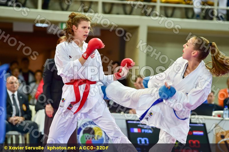 -59 Kg Barac Marina Croatia Female France Junior Kumite Philippe