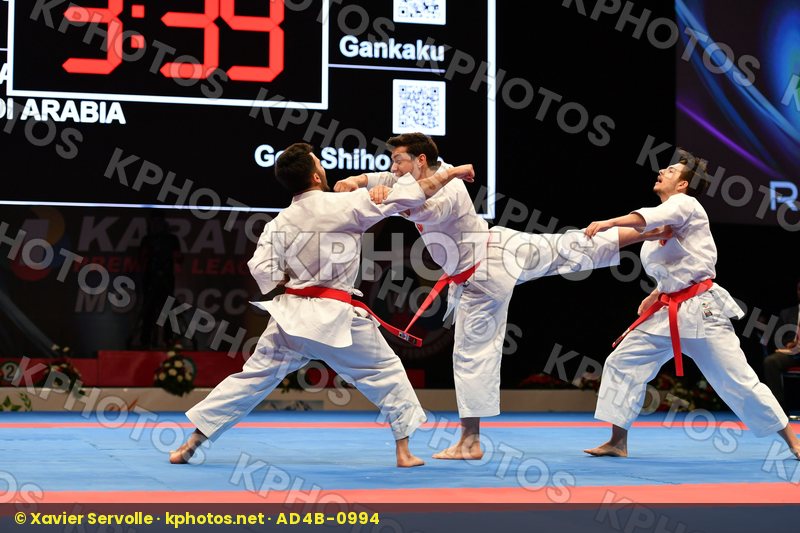 Gankaku Male team kata Turkey Turkey Turkey