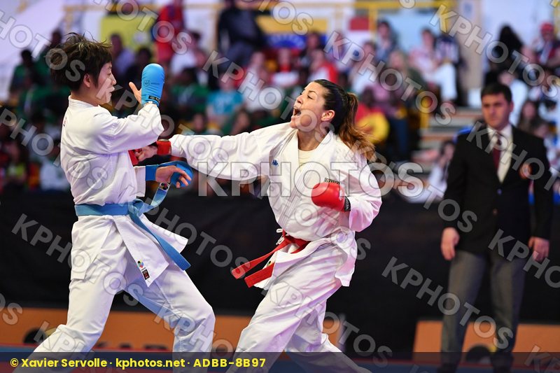 China Female kumite -61 kg Italy Pasqua Laura Yin Xiaoyan