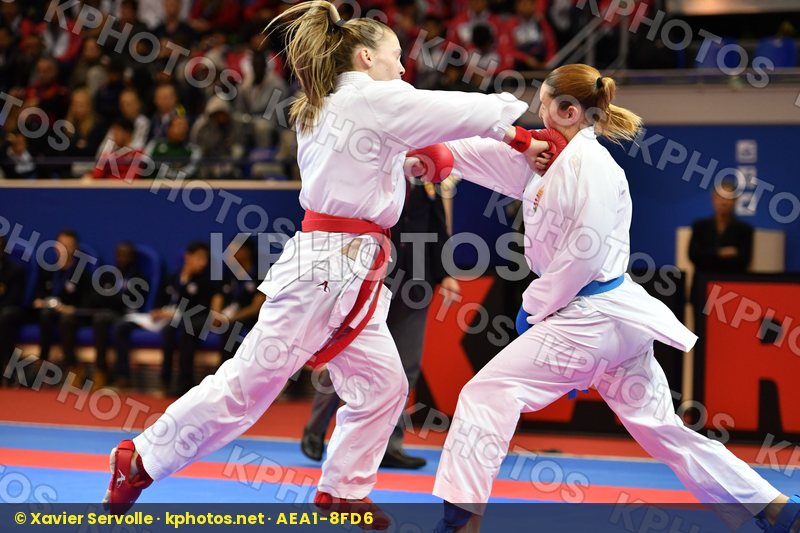 Campbell Kathryn Canada Female kumite -55 kg Hungary Molnar Reka