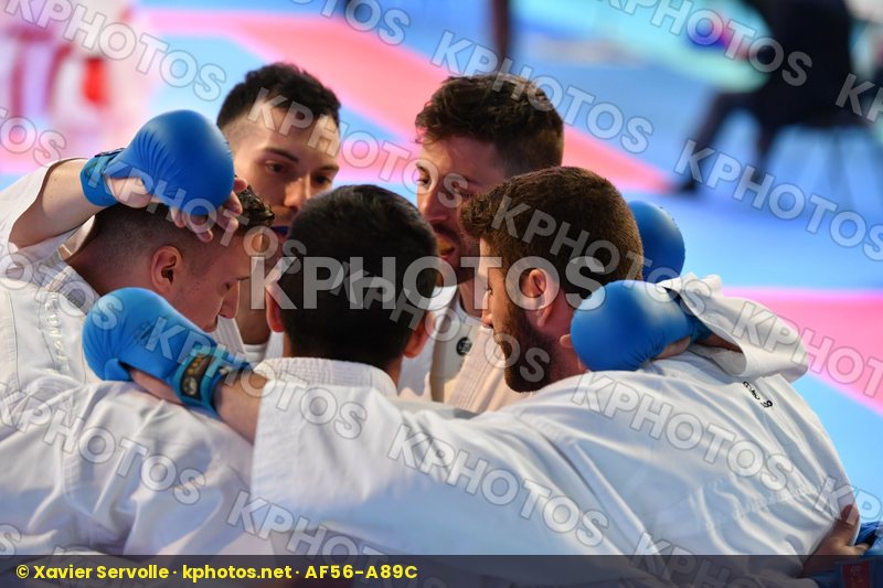group Male team kumite motivation