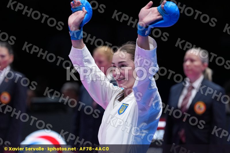 GIRVICA BEATA (LATVIA) vs SHOLOHOVA OLEKSANDRA (UKRAINE) in Female Kumite -61 Kg - Final Bout