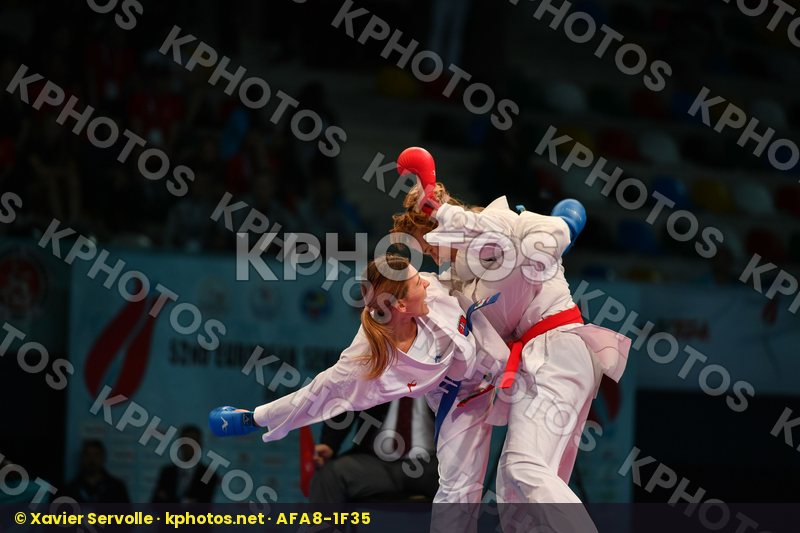 Female kumite 68+ kg Russian federation Slovakia Tatarova Domini