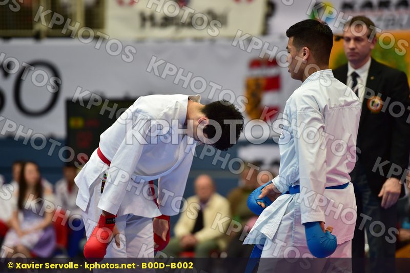 Japan male kumite -75 kg nishimura ken Shureido watanabe daisuke