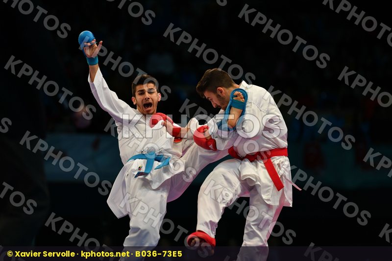 Crescenzo Angelo Italy Male kumite -60 kg Samdan Eray Turkey