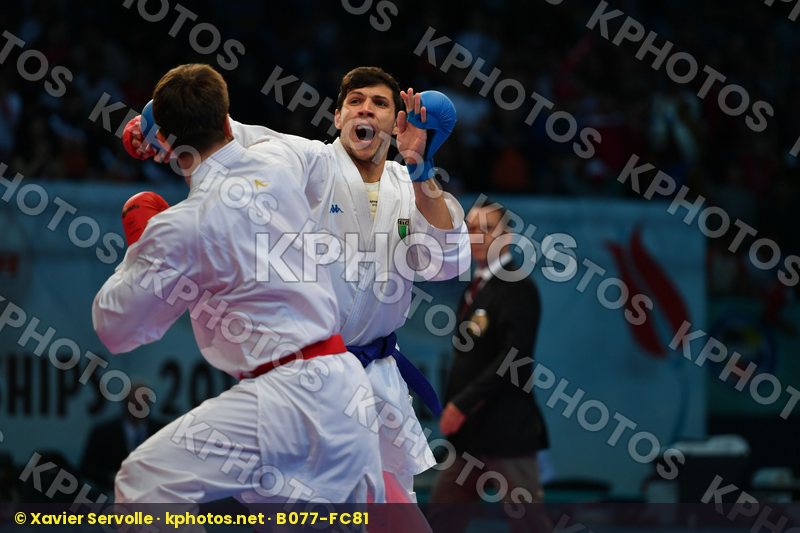 Erkan Enes Italy Male kumite 84+ kg Marino Simone Turkey
