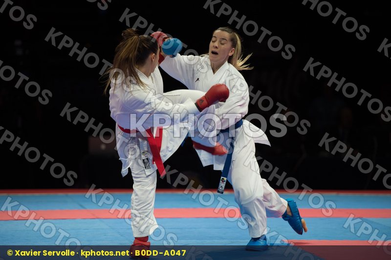 -50 Kg Female final france kumite Ozcelik Serap Recchia Alexandr