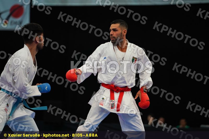 Busa Luigi Italy Male kumite -75 kg Otabolaev Dastonbek Uzbekist