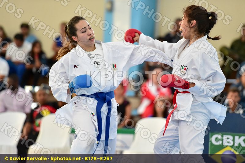 -61 Kg Arreola Merillela Female final Flores Paula Ivonne kumite