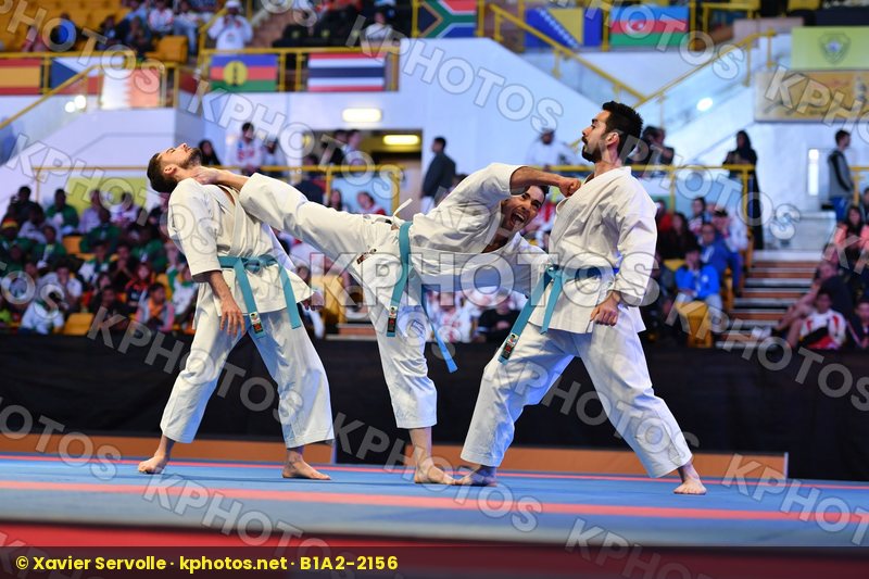 Iran Iran Iran Male team kata Unsu