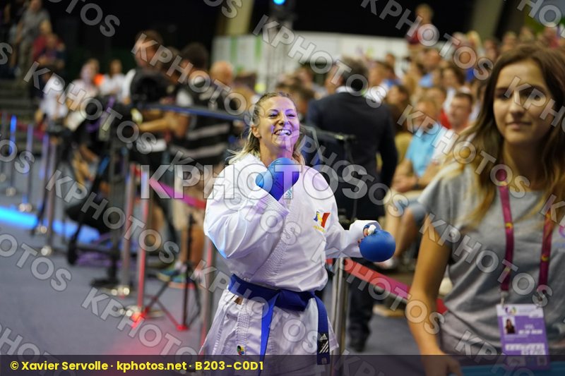 Female Kumite -50kg France Gold match Japan Miyahara Miho Recchia Alexandra