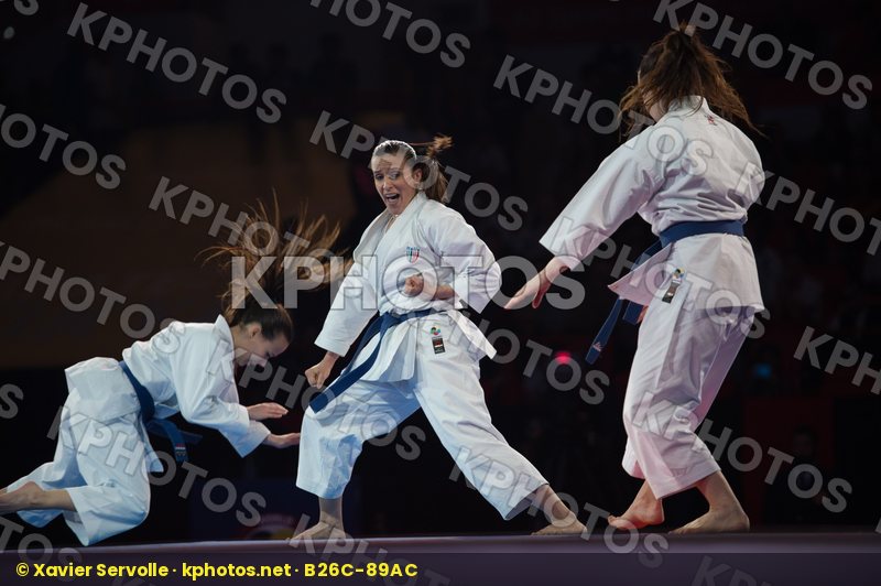 bunkai Dubai Female final Italy kata team