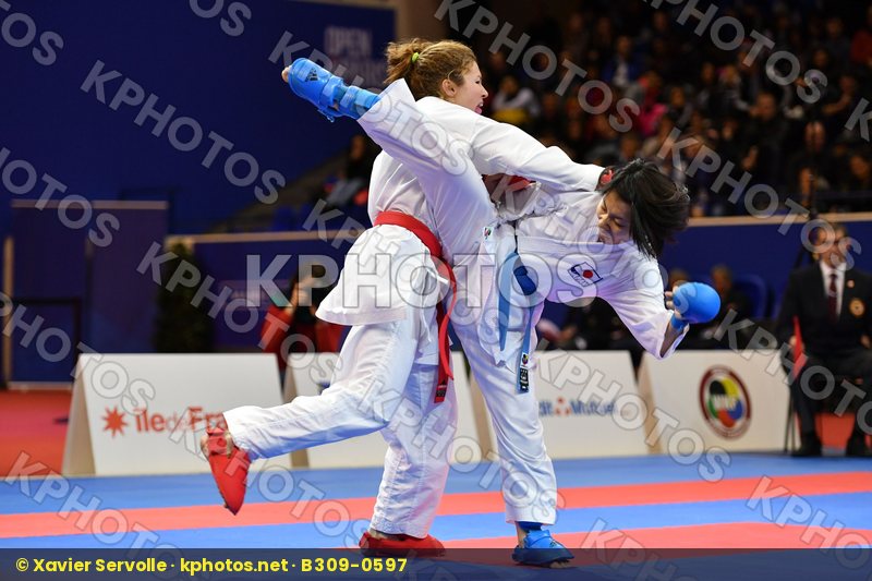 Female kumite -55 kg Ferrer garcia Cristina Japan Spain Yamada S
