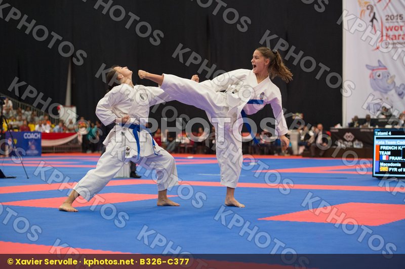 Arawaza cadet female Fyr Of Macedonia Junior Kata team