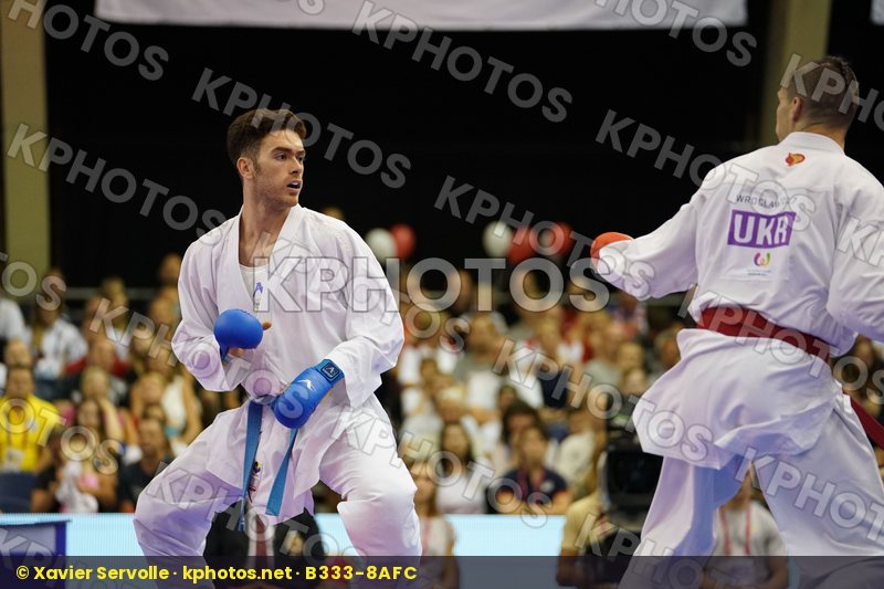 Asiabari Aliasghar Gold match Horuna Stanislav Iran Islamic Republic of Male Kumite -75kg Ukraine
